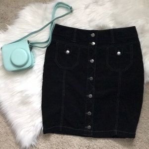 Free People corduroy skirt